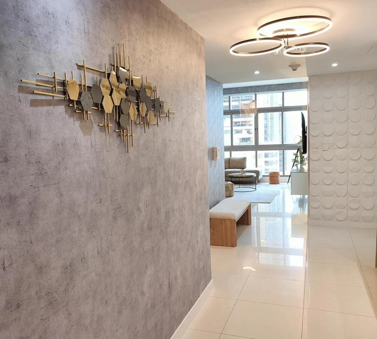 Marina Bliss Luxe Stay With Waterfront And Palm Views Dubai Apartment